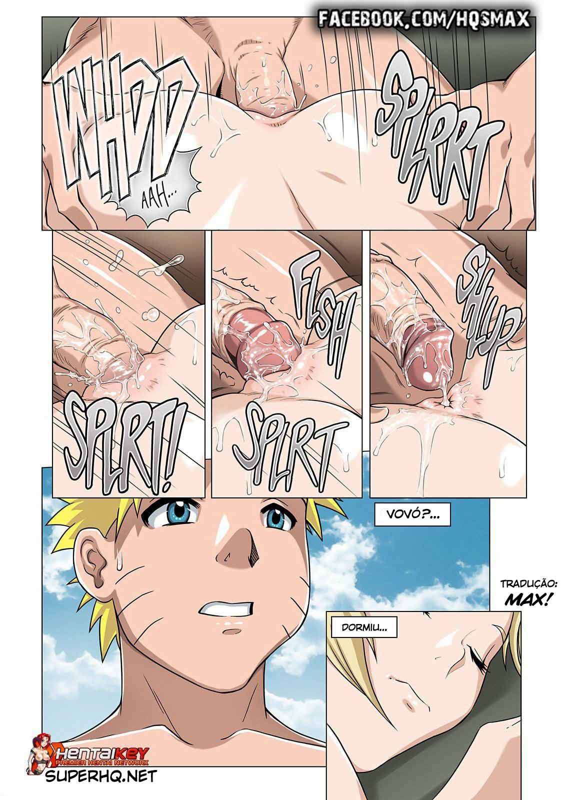 Naruto comendo Tsunade